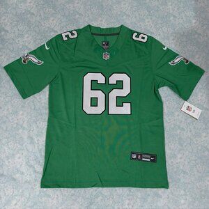NFL Jason Kelce Kelly Green Philadelphia Eagles Jersey No.62